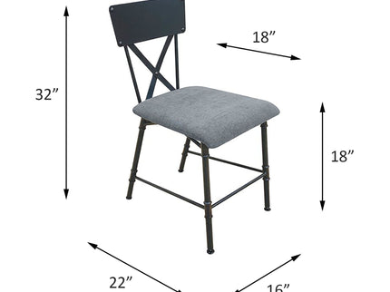 Brantley - Office Chair - Antique Oak / Sandy Gray