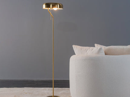 Spectra - Tall Corner Floor Lamp For Living Room - Gold