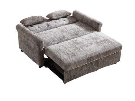 Loveseat Sofa Bed, Pull - Out Couch Sleeper & 2 Pillows