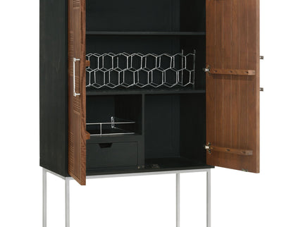 Washoe - 2 Door Bar Cabinet - Walnut