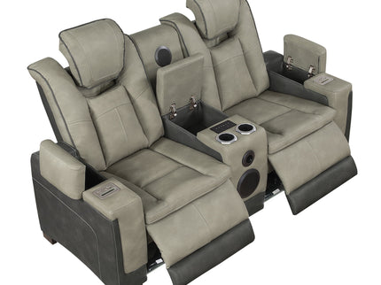 Bruno - Power Reclining Loveseat With Bluetooth Speakers