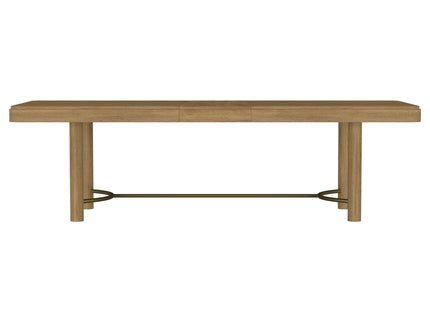 Benson - Extension Leaf Dining Table With Trestle Base - Sand