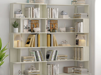 Modern 5 Tier Open Storage Bookcase