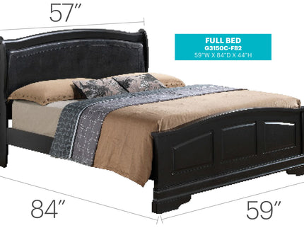 Panel Sleigh Bed Elegantly Crafted