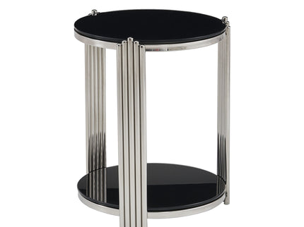 Round Table With Double Layer Storage