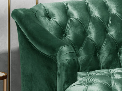 Comfy 3 Seat Sofa With Wooden Legs, For Living Room And Study