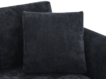 Modern Cloud Sectional Sofa L Shaped Luxury Couch Set With 2 Free Pillows 4 Seat With Oversized Chaise