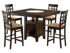 Dark Brown / 5 Pc. Table, 4 Chairs