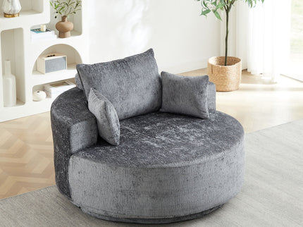 Swivel Chair With Rotating Base For Living Room