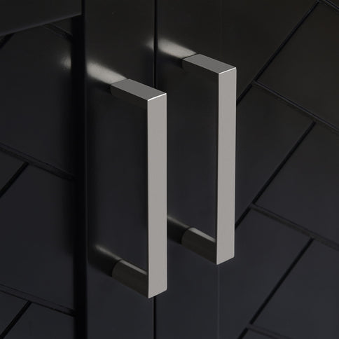 Ceramic Sink Combo, Freestanding Vanity Set With 3 Drawers & Soft Closing Doors