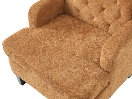 Modern Tufted Upholstered Accent Chair For Living Room