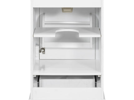 Bathroom Vanity With Sink, Soft Close Door, Adjustable U-Shaped Shelf