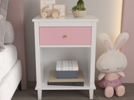 Nightstand With 1 Drawer 1 Shelf