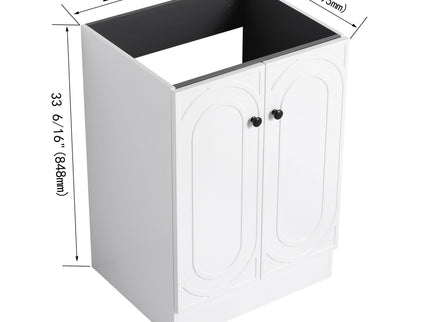 Modern Freestanding Bathroom Vanity With Soft Close Cabinet Doors