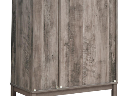 Wine Cabinet With 2 Doors - Gray