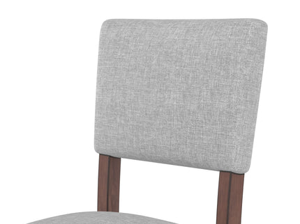 5 Piece Counter Height Dining Set With 4 Upholstered Chairs