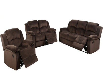 Modern Style Living Room Set With Reclining