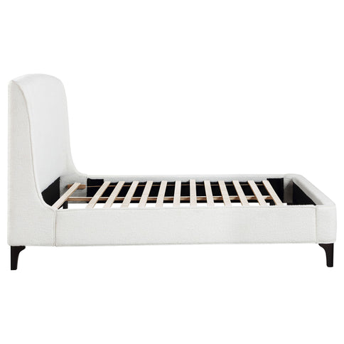 Theodore - Eastern King Wingback Bed - Ivory