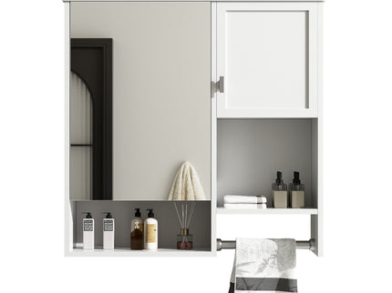 Modern Wall Mounted Bathroom Medicine Cabinet, Bathroom Wall Storage Cabinet With Mirror