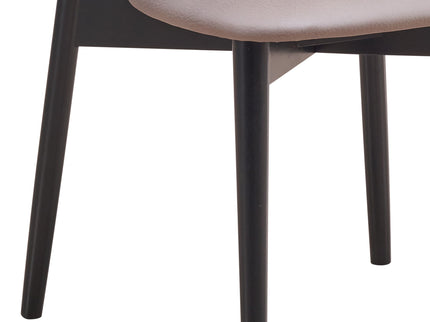 Lanae - Polished Microfiber Side Chair (Set of 2) - Gray