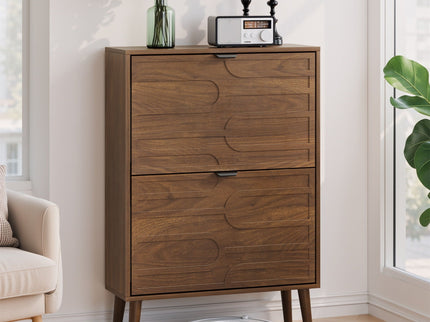 Medieval - Independent Shoe Cabinet With 2 Flip Drawers