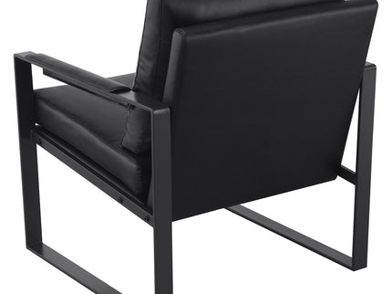 Goldbriar - Upholstered Track Arm Accent Chair - Black