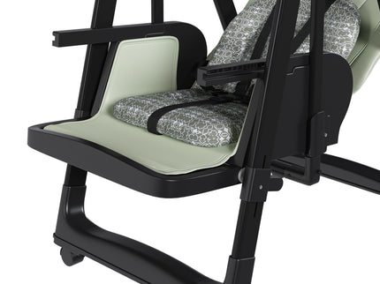 Convertible Baby High Chair To Rocker With 5 Point Harness