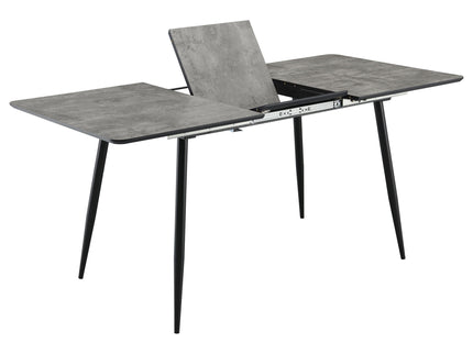 Grant - Extension Dining Table With Butterfly Leaf - Gray
