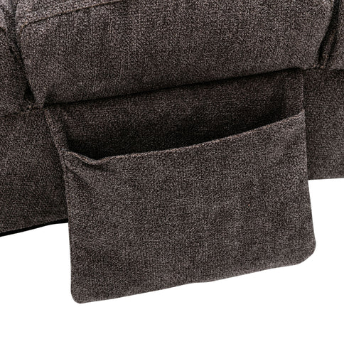 Massage Chaise Lounge Indoor With Remote Control, Ergonomic Electric Massage Lounger