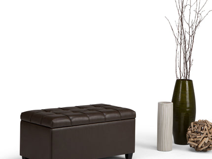 Sienna - Transitional Storage Ottoman Bench