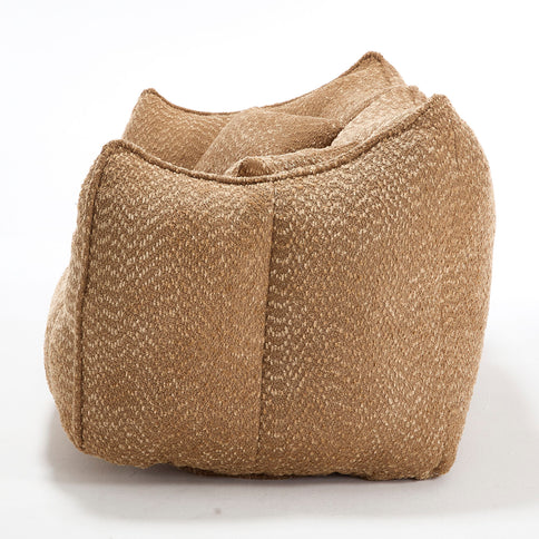 Comfortable Dual Beanbag Chair With High Resilience Foam Core For 2 People