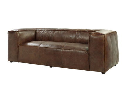 Brancaster - Grain Leather Sofa - Brown