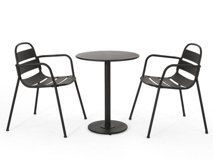 Terra Nova - Bistro Set - Matte Black