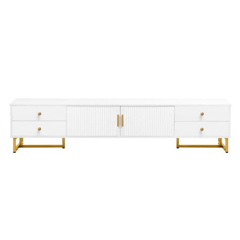 TV Stand With Storage For Living Room