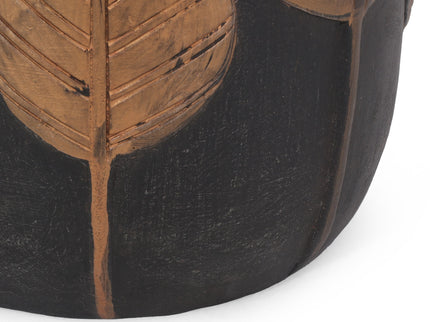Outdoor Lightweight Concrete Side Table - Copper