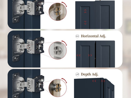 Shaker Wall Cabinet With Soft Close Hinges, Adjustable Shelves, Double Door
