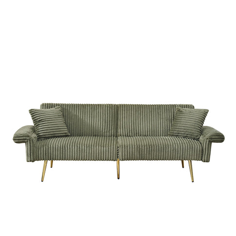 Luxury Foldable Double Sofa Bed With Folding Armrests