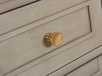 Dauphin - Handpainted Entryway Storage Cabinet - Gray Cashmere