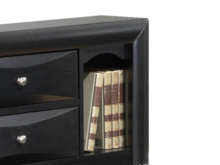 Modern Design Storage Bed With Bookcase Headboard