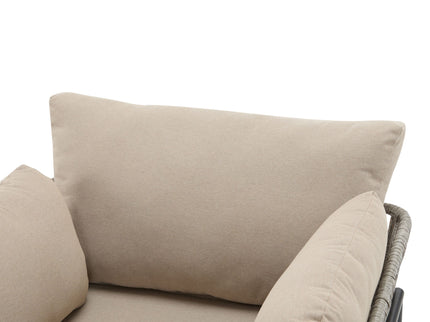 Rope Lounge Chair With Cushions For Modern Spaces