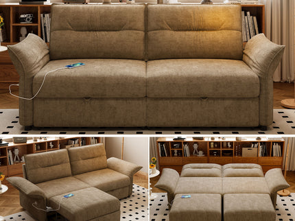 Sofa Bed With Convertible Design, Living Room Furniture