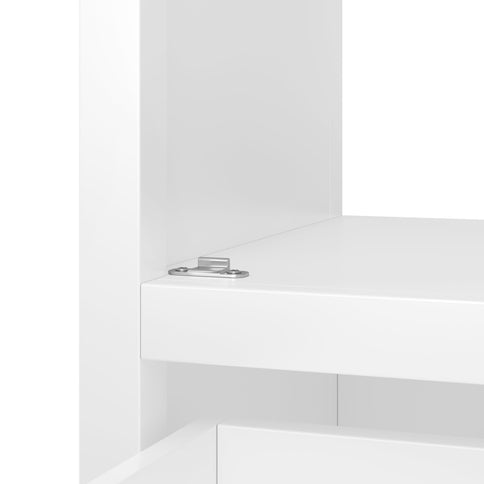 Bathroom Vanity With Sink, Adjustable Feet, 1 Drawer And Door Shelf Storage - White