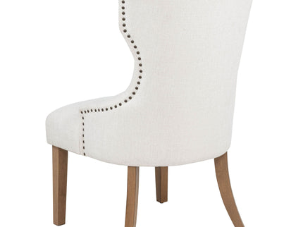 Tufted Dining Chair With Button Tufting And Nailhead Trim
