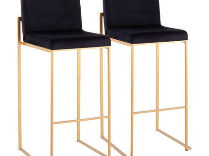 Fuji - Contemporary Design High Back Barstool