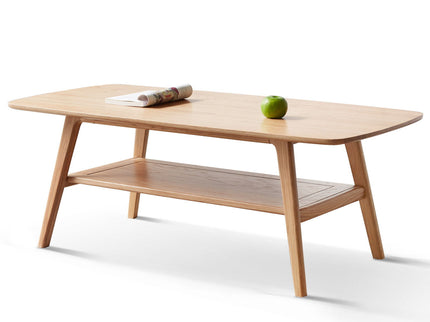 Low Coffee Table With Storage Shelf
