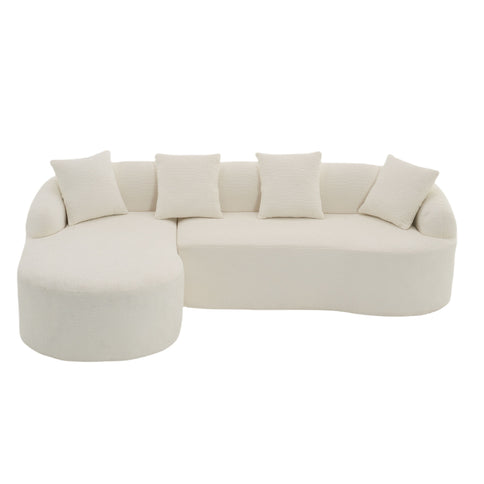 Combined Sofa With 4 Pillows