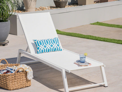 Myers - Chaise Lounge - White
