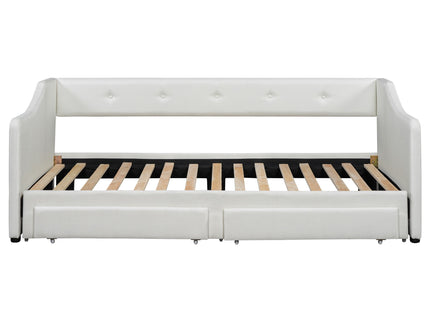 Upholstered Daybed With 2 Drawers
