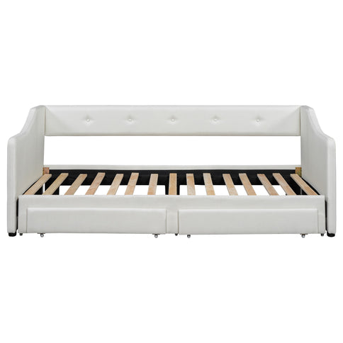 Upholstered Daybed With 2 Drawers