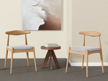 Elegant Dining Chairs With Ergonomic Backrest & Comfort Cushions (Set of 2)